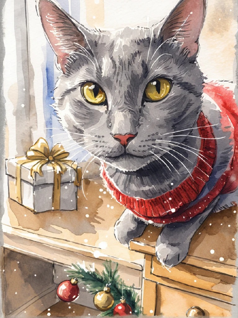 Pet Portrait Christmas