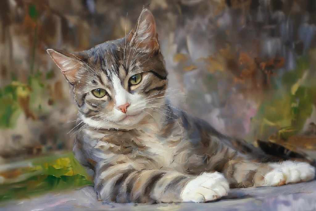 Cat Pet Portrait 1