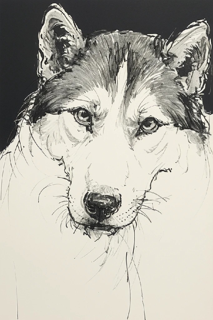 Pencil Portrait Pet